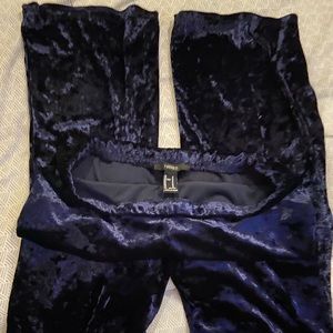 Crushed Velvet bell bottoms